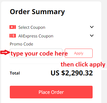 aliexpress promo code 2021 how to use step 1